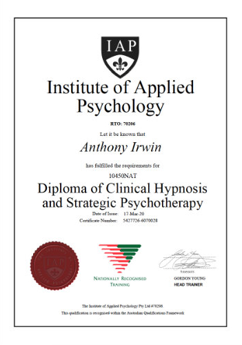 Diploma of Clinical Hypnosis and Strategic Psychotherapy